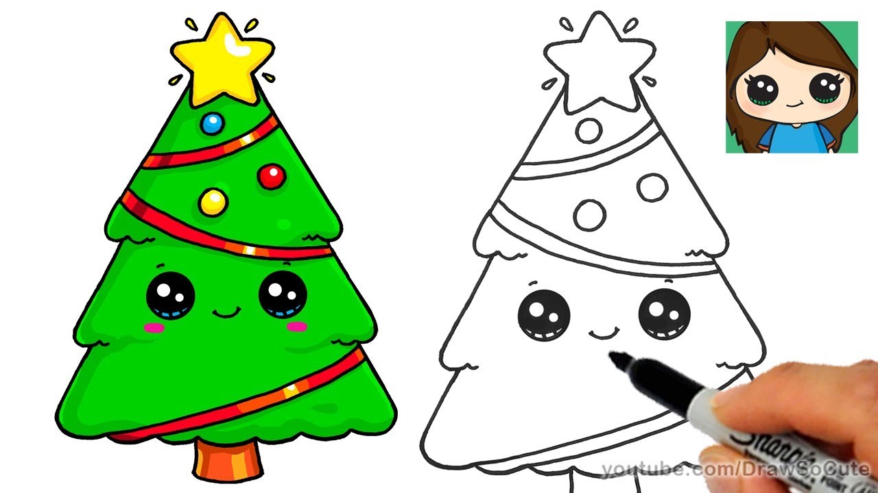 wallpapers Animated Cartoon Christmas Tree christmas tree cartoon clip art png