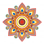 pics Animated Rangoli Designs 2019 flower rangoli design with 15 8dots rangoli with colors chukkala muggulu