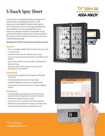 picture Armoire Traka armoire de gestion de clefs traka touch standard