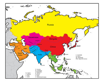 picture Asia Map Clipart clipart