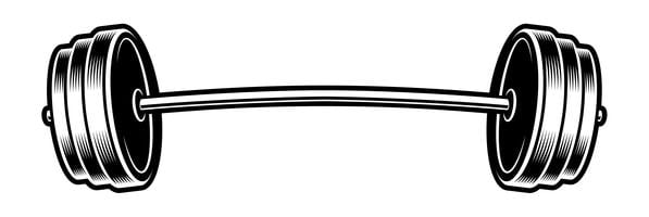 images Barbell Images For Free https www vecteezy com vector art 539381 black and white illustration of a barbell