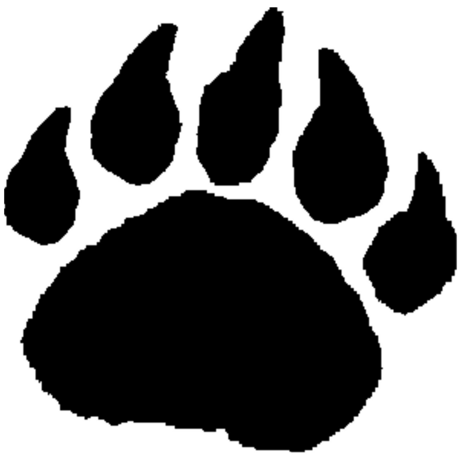 picture Bear Footprint Outline bear paw tattoos bear claw tattoo