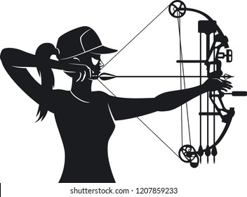 pics Bow Hunter Silhouette bow hunting vinyl sticker bow deer