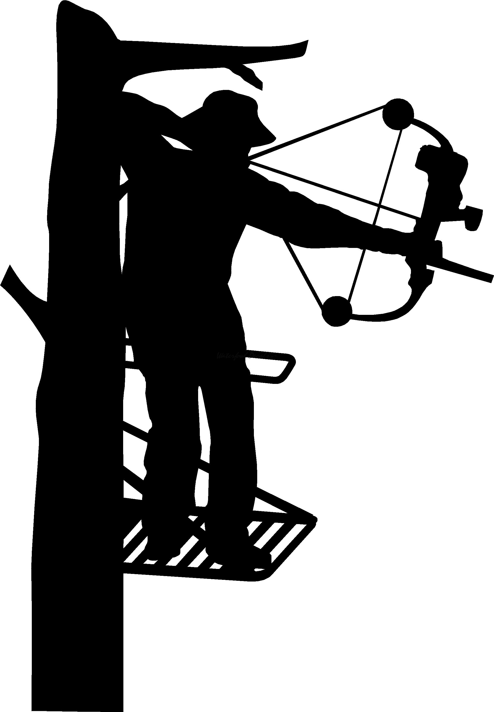 pic Bow Hunter Silhouette bow hunter silhouette decal sticker