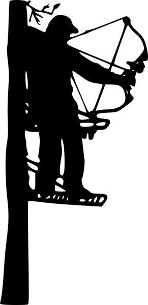 images Bow Hunter Silhouette https www shutterstock com image vector female aiming compound bow 1207859233