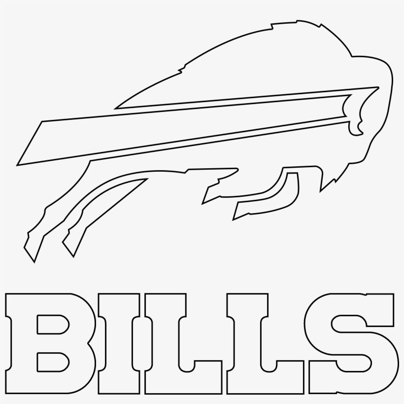 pix Buffalo Bills Logo Black And White black and white team logo oval sticker
