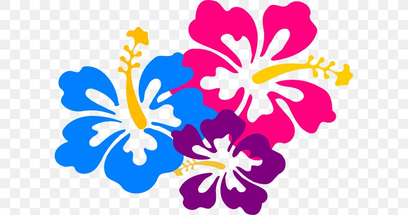 pic Cartoon Hawaiian Flowers clip art hawaii flower image drawing