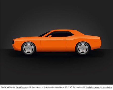 wallpapers Challenger Clipart 2016 muscle car vector