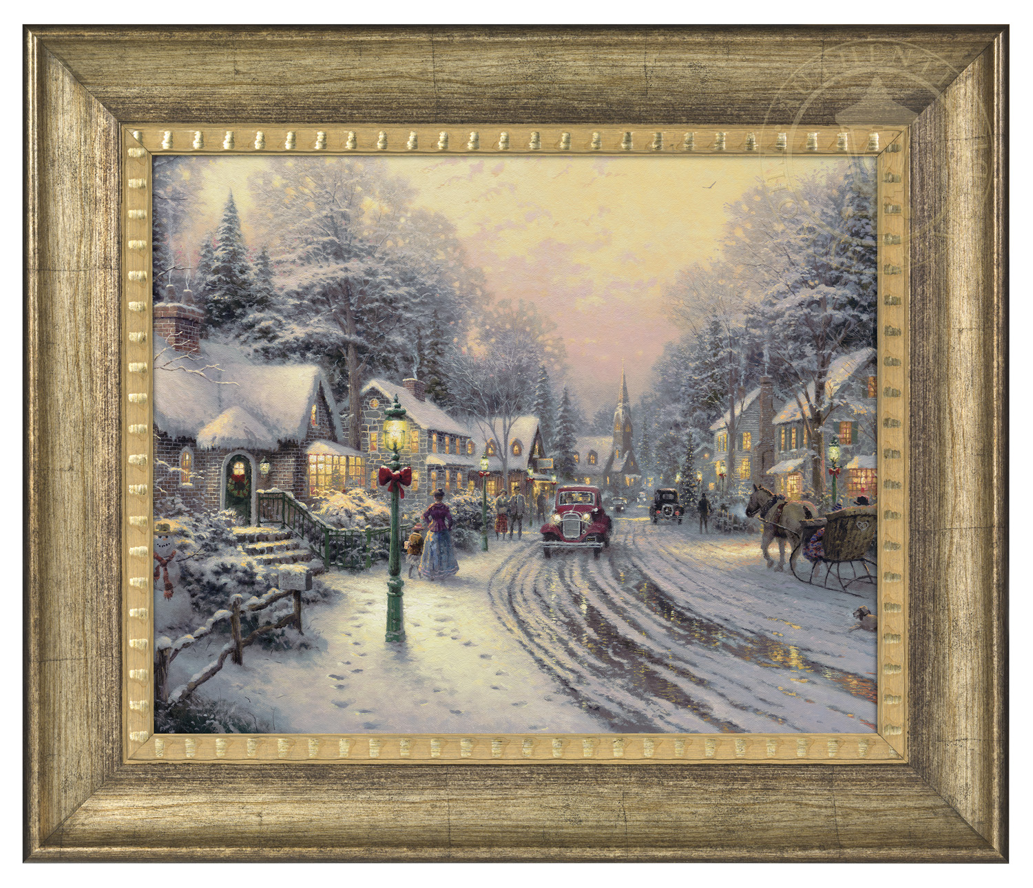 photo Christmas Village Watercolor Painting youtube