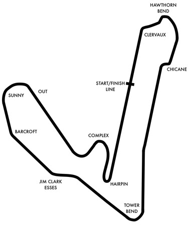 pic Croft Circuit Layout croft circuit british touring cars