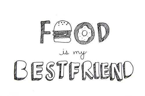 pic Food Is My Best Friend Wallpaper food is my best friend quote typographical background