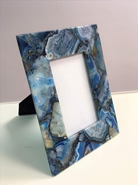 picture Gemstone Photo Frame 3 5 x 5 amethyst violet gemstone picture frame
