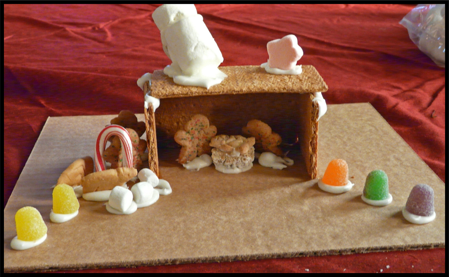 wallpapers Gingerbread Man Nativity Scene gingerbread manger scene