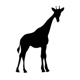 wallpapers Giraffe Silhouette Clipart clipart library