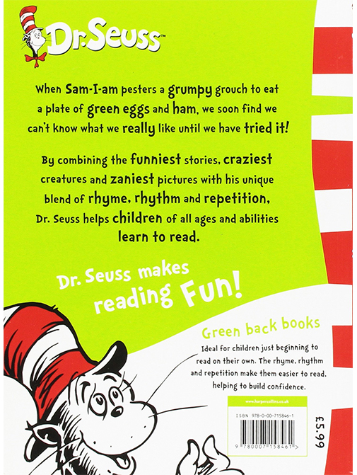 picture Green Eggs And Ham Poem Text green eggs and ham pdf works books