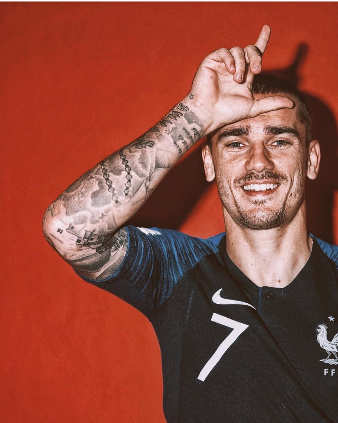images Griezmann Tattoos antoine griezmann s 7 tattoos their