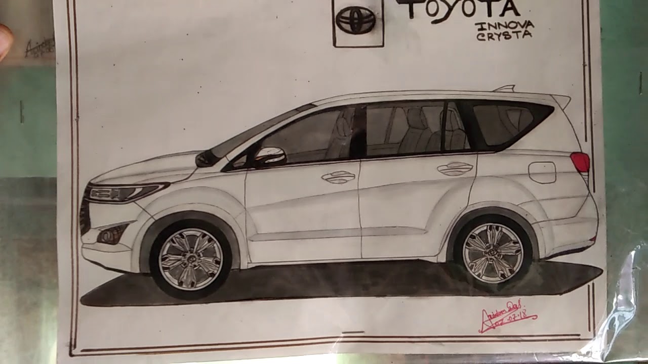 wallpapers Innova Crysta Drawing drawing of toyota innova innova crysta 2020 arkt