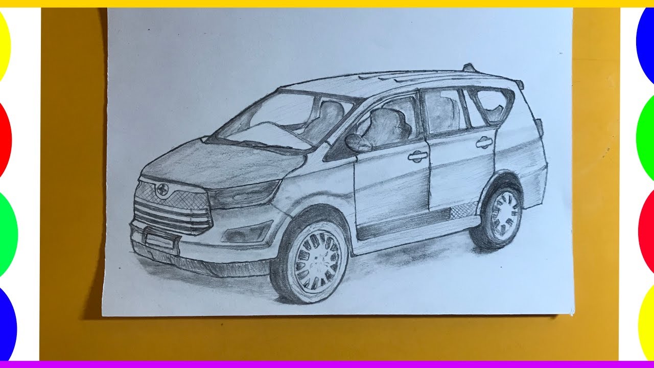 photo Innova Crysta Drawing toyota innova crysta from my drawing please subscribe