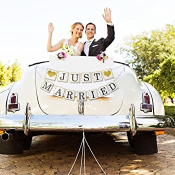 pic Just Married Banner For Car just married car banner hobby lobby 910836