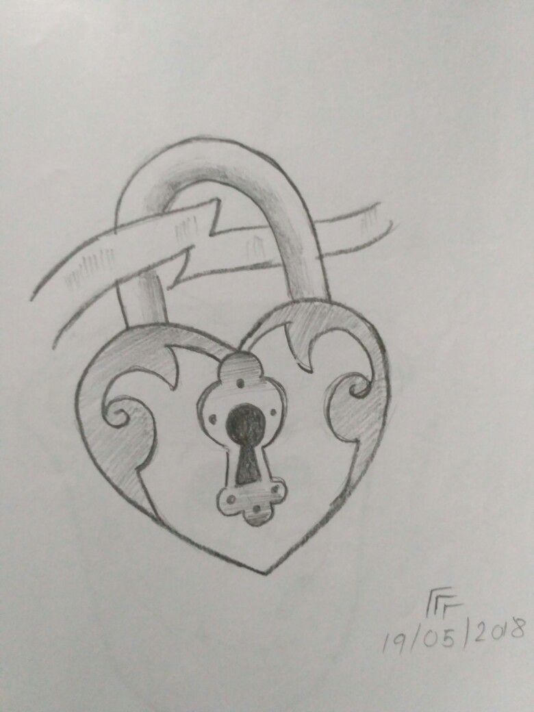 images Key To My Heart Drawing cute heart drawings