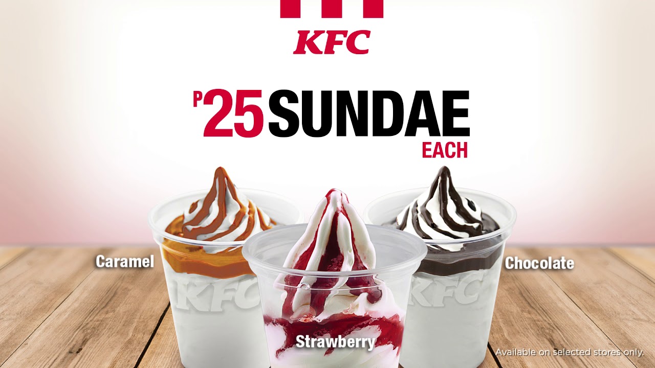 picture Kfc Ice Cream Ingredients kfc p25 sundae