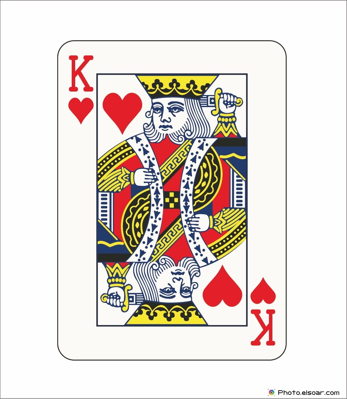 picture King Poker Card Design king s game playing cards a different