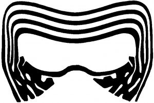 pix Kylo Ren Mask Outline pinterest