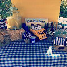 pic Little Blue Truck Decorations little blue truck birthday party