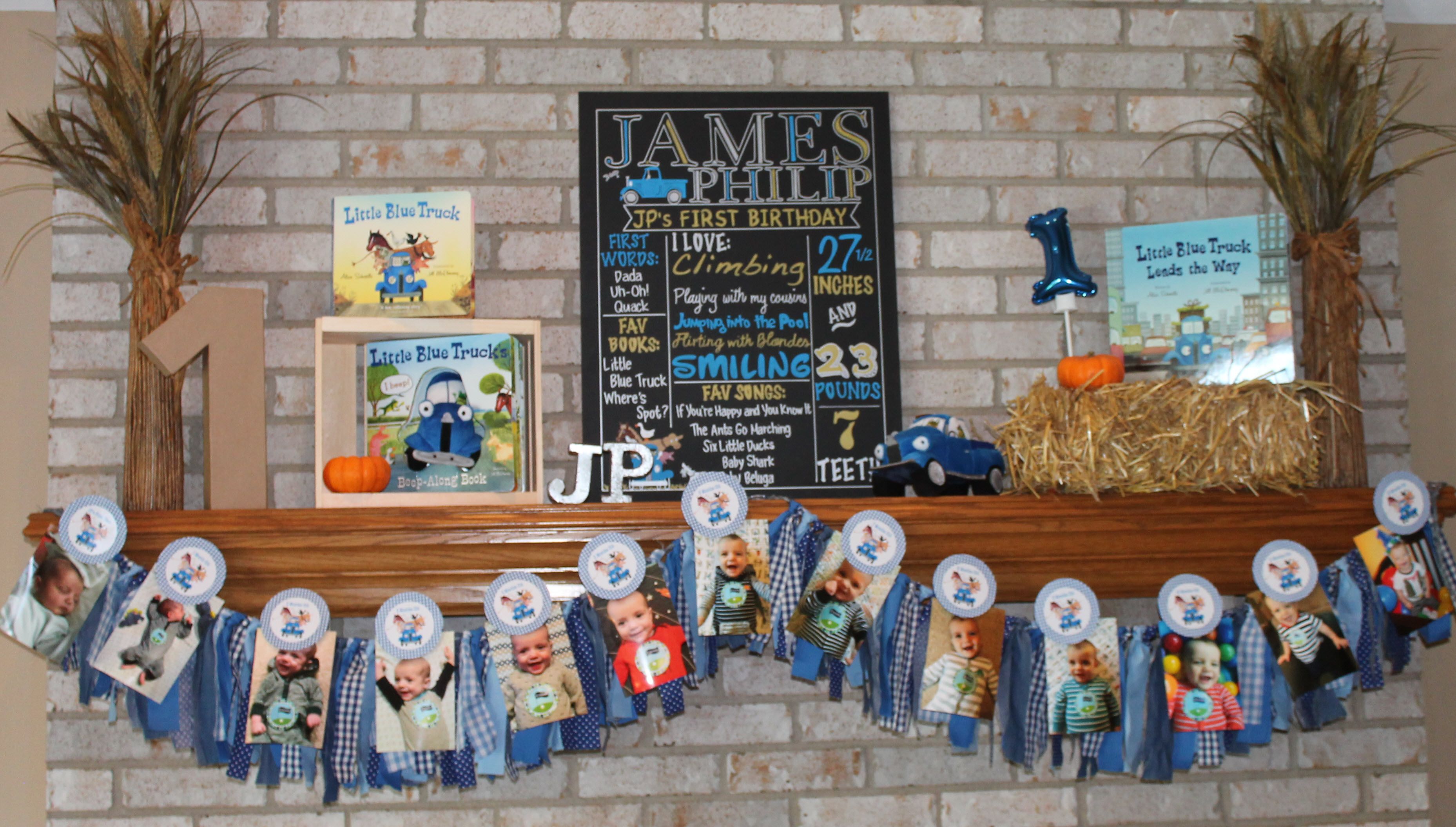 picture Little Blue Truck Decorations little blue truck birthday party ideas