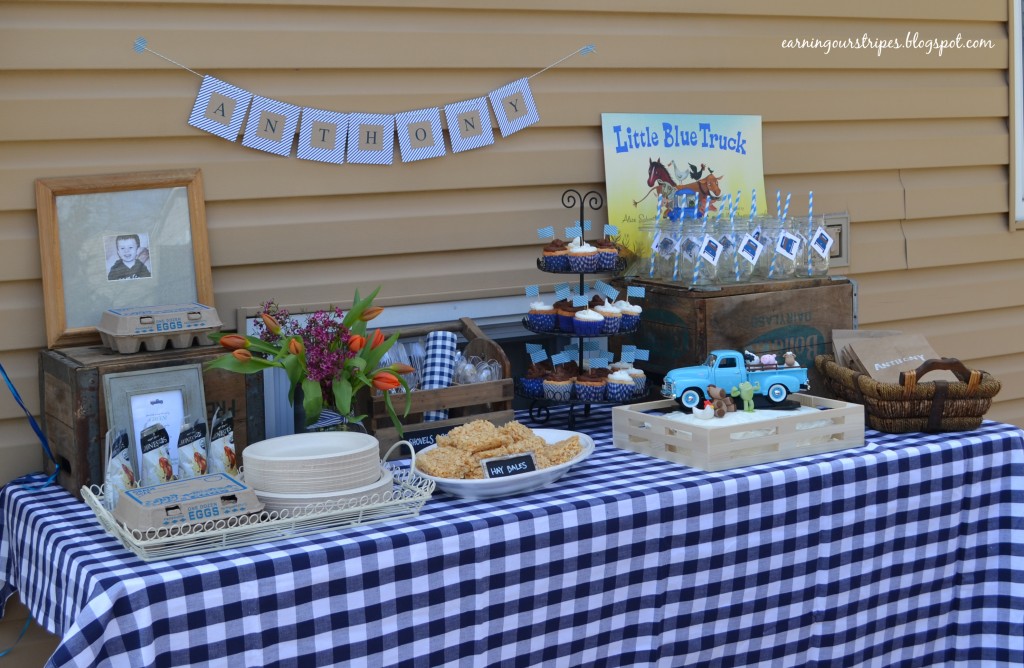 pic Little Blue Truck Decorations throw a little blue truck the book