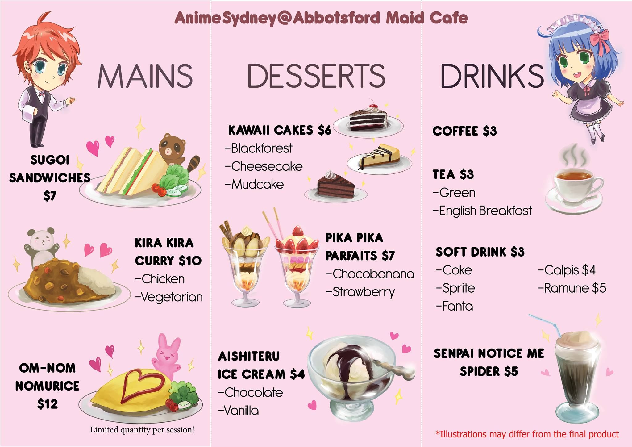 photo Maid Cafe Menu maid sama cafe cafe menu cafe food