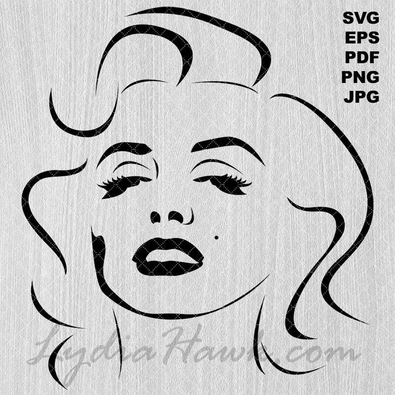 pix Marilyn Monroe Silhouette marilyn monroe svg celebrity svg celebrity clipart marilyn etsy