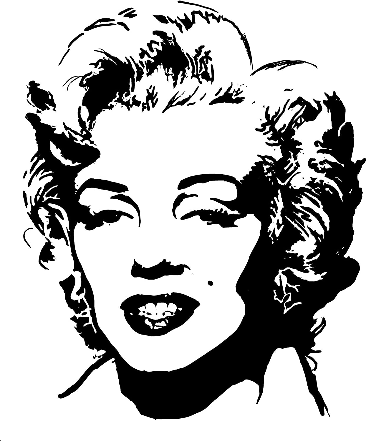 wallpapers Marilyn Monroe Silhouette life is a beautiful thing marilyn monroe wall decal quote with silhouette and lips 1238