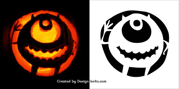 wallpapers Monsters Inc Pumpkin Template sulley monster pumpkin pattern