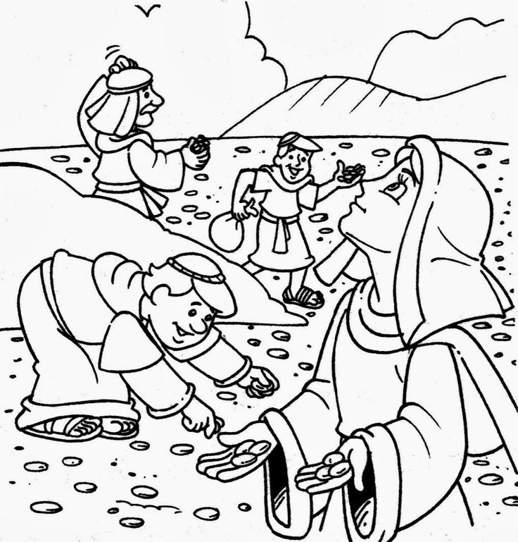 picture Moses In The Wilderness Coloring Page bible story coloring page for moses and