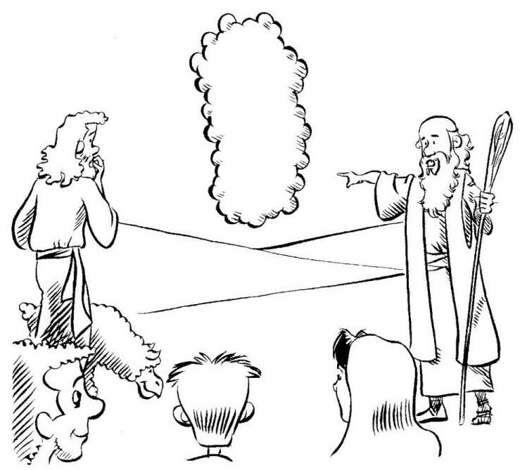 photo Moses In The Wilderness Coloring Page moses images coloring home