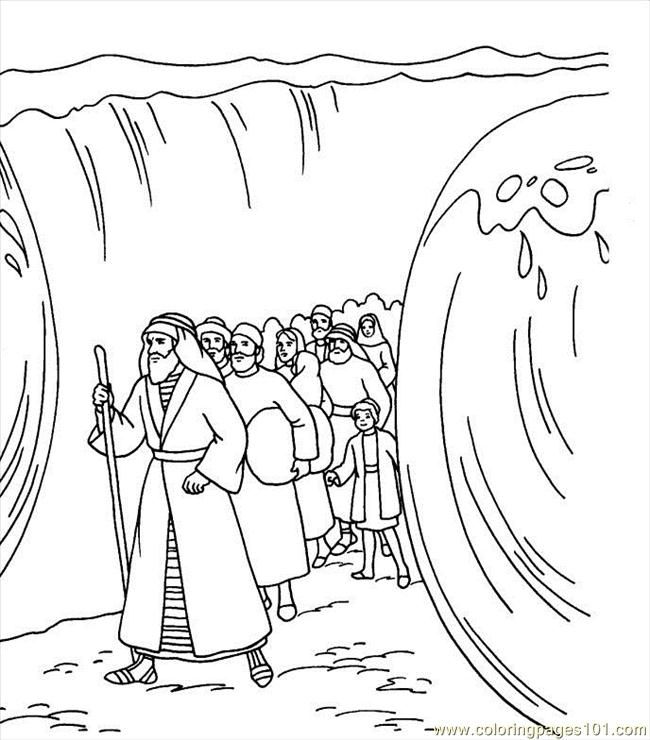 pic Moses In The Wilderness Coloring Page free colouring colouring sheets