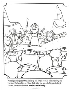 photo Moses In The Wilderness Coloring Page bible coloring pages