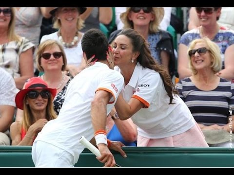 pix Novak Djokovic And Maria Sharapova Kiss novak djokovic kissed a girl in the stand funny 2015 hd