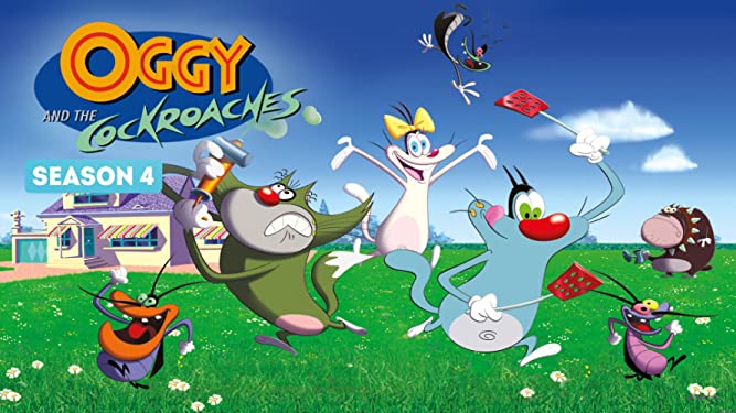 pic Oggy And The Cockroach Gang cartoon drawings