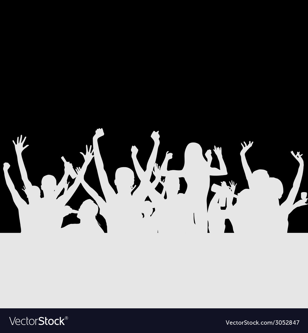 pic Party Silhouette Images party crowd silhouette png download