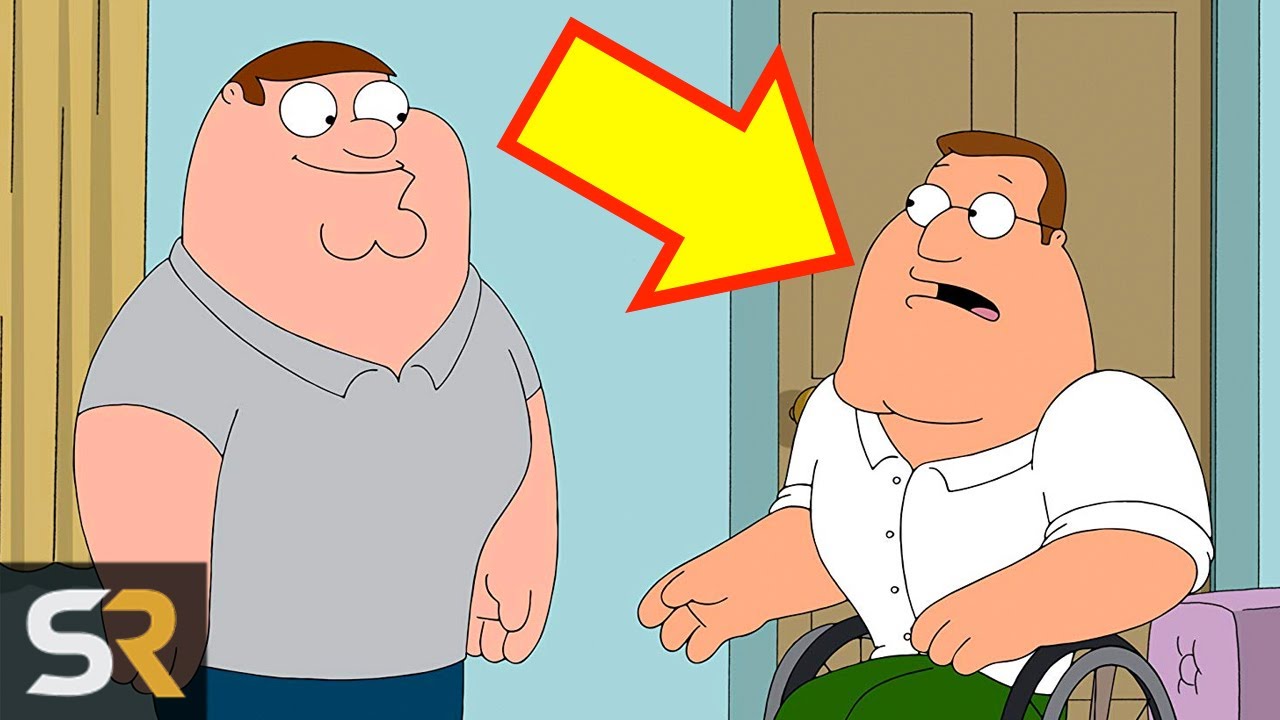 pix Peter Griffin Wheelchair family guy how joe became paralyzed clip tbs