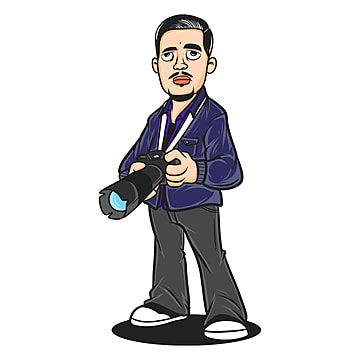 pic Photographer Cartoon Png photographer woman vector photo