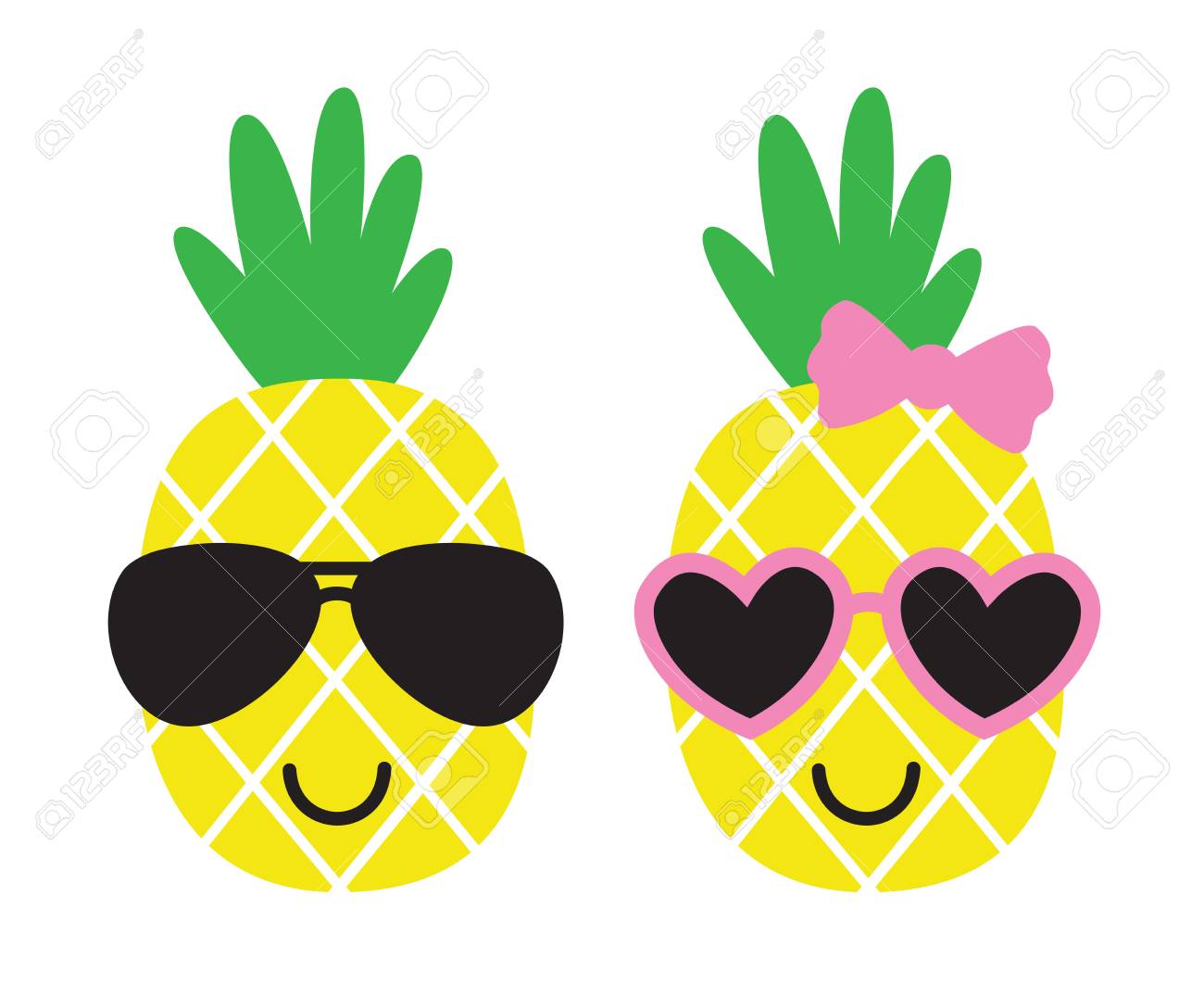 wallpapers Pineapple Clipart With Sunglasses cute pineapple with sunglasses