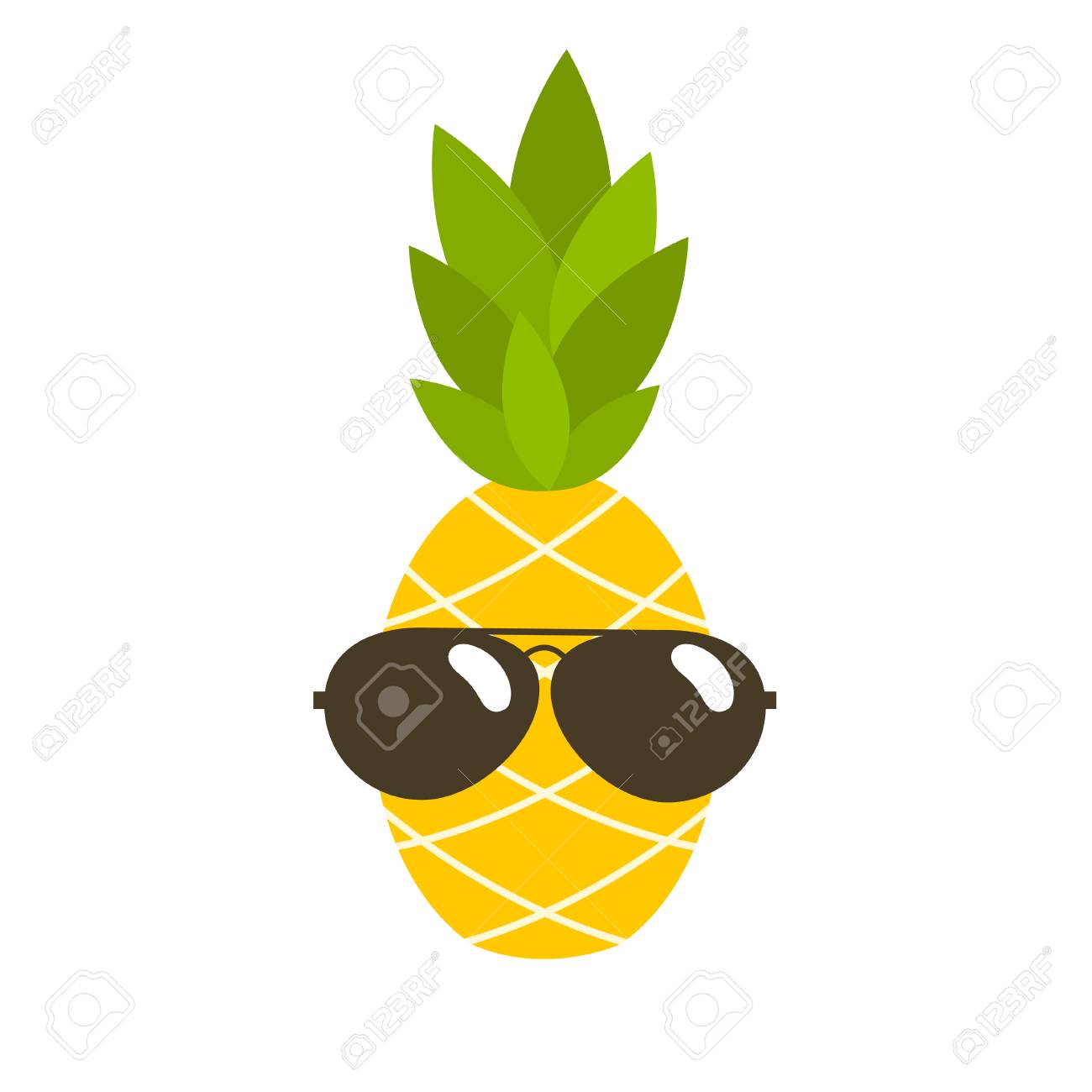 pics Pineapple Clipart With Sunglasses cute pineapples boy and girl wearing sunglasses summer pineapple