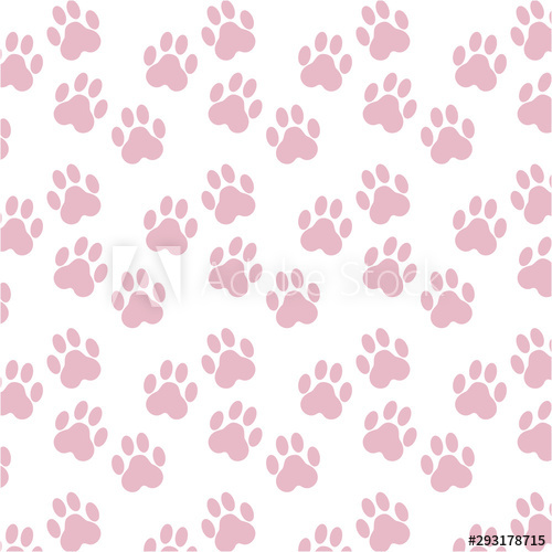 pic Pink Paw Background https depositphotos com 94098464 stock illustration paw prints background pink html