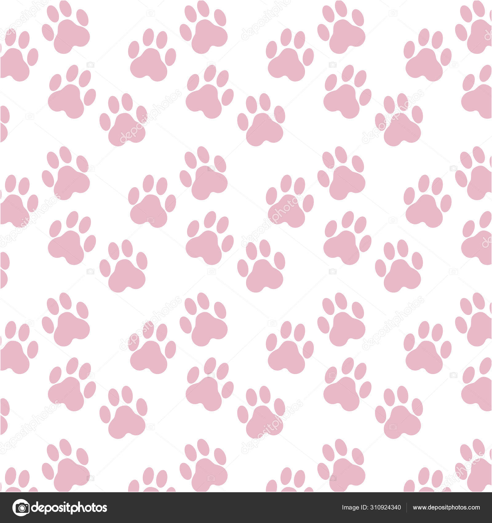 picture Pink Paw Background https www dreamstime com white paw footprints dog cat seamless pattern cute children s baby background print textile fabric wallpaper vector pink image164683037
