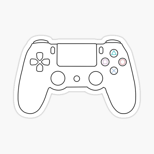 pix Ps4 Controller Outline dreamstime com