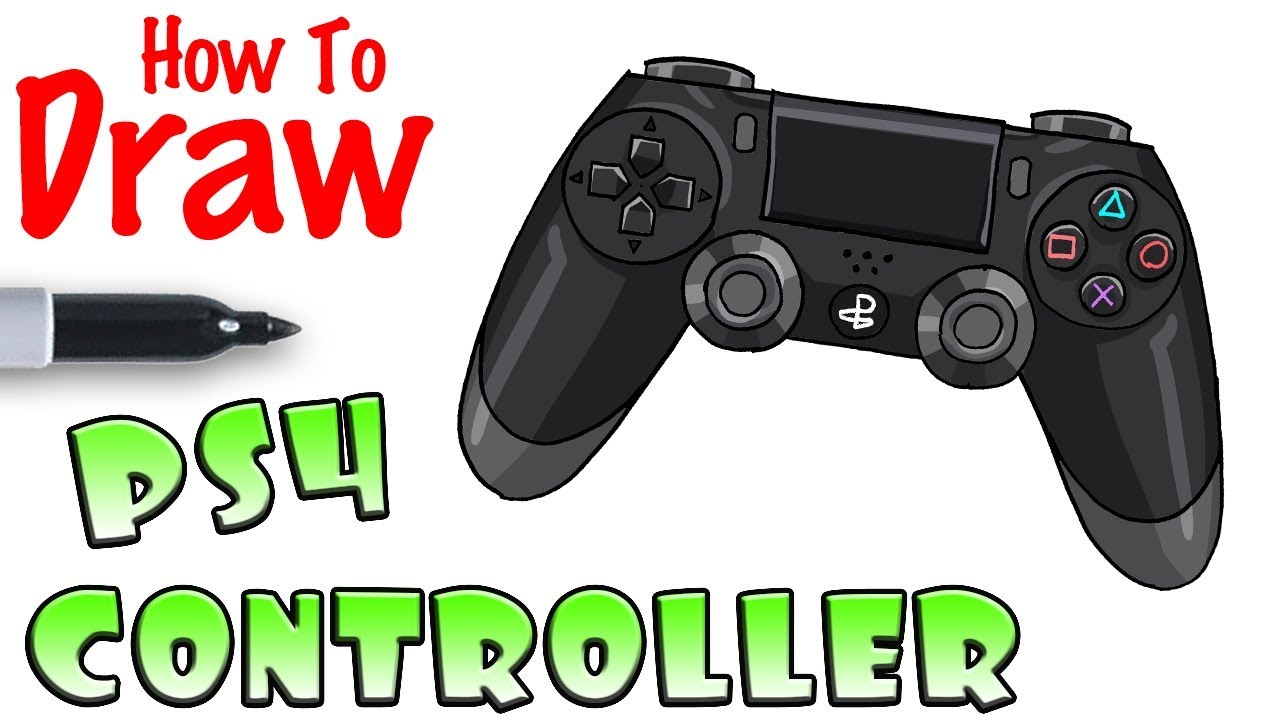 photo Ps4 Controller Outline ps4 controller by alexia simard on dribbble