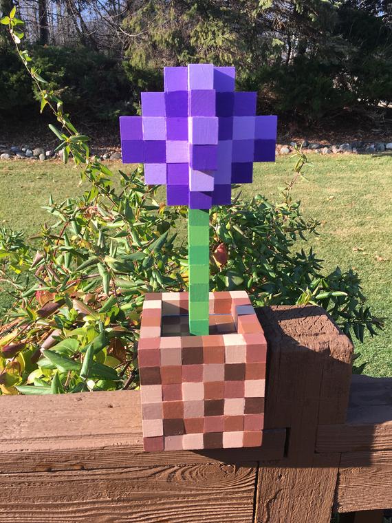 pic Purple Flower Minecraft redbubble